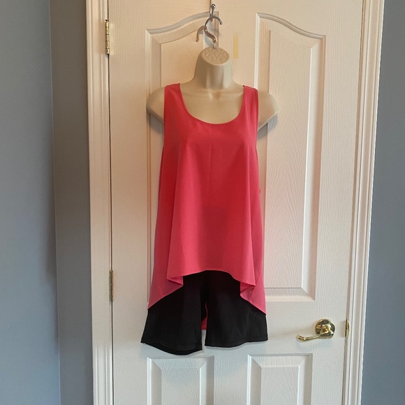 BUY 2 ITEMS GET 1 FREE - Frenchi Pink Racer Back Tank Sz XL - Picture 1 of 5